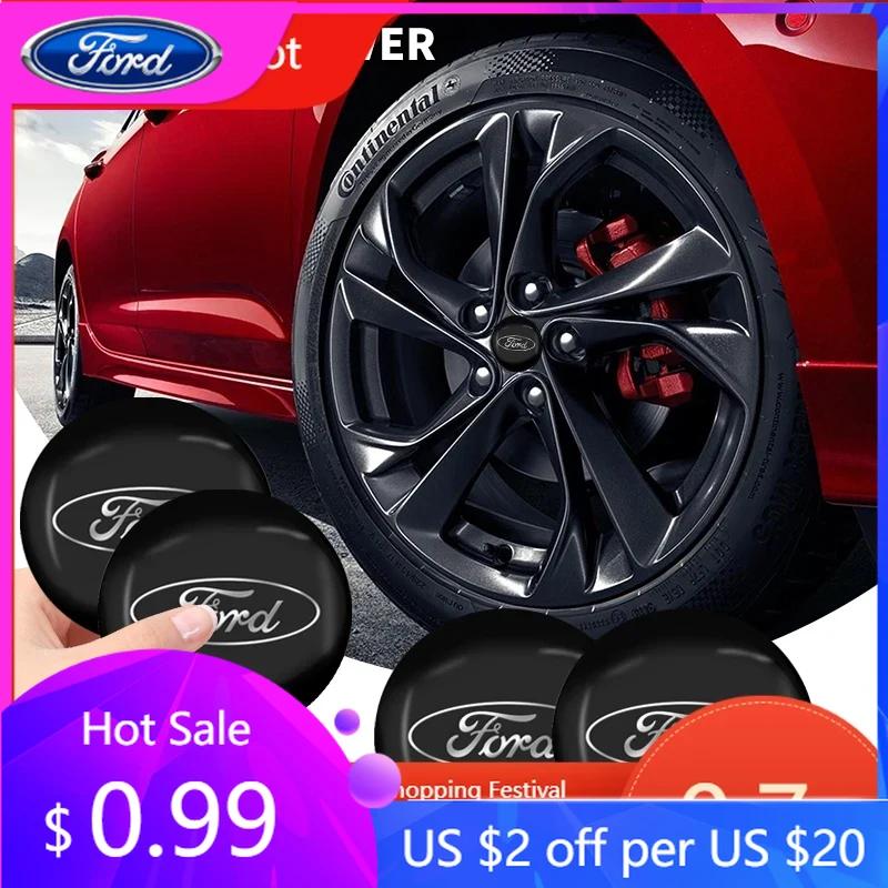Car Sticker Hot For Ford New 4PCS 56mm Car Tyre Wheel Center Hub Cap Badge Sticker For Ford Focus Mk2 Mk3 Fiesta Mk7 Ranger Mond
