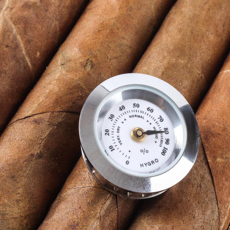 1Pcs Cigar  Humidity Gauge Tool & Glass Lens 28Mm Hygrometer Moisture Meter For Humidors Humidity Sensitive Gauge