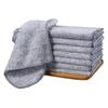 Bamboo Charcoal Fiber Cleaning Cloth, Dual-Use Dry/Wet, Oil & Stain-Absorbent, Household Kitchen, Locked Edge