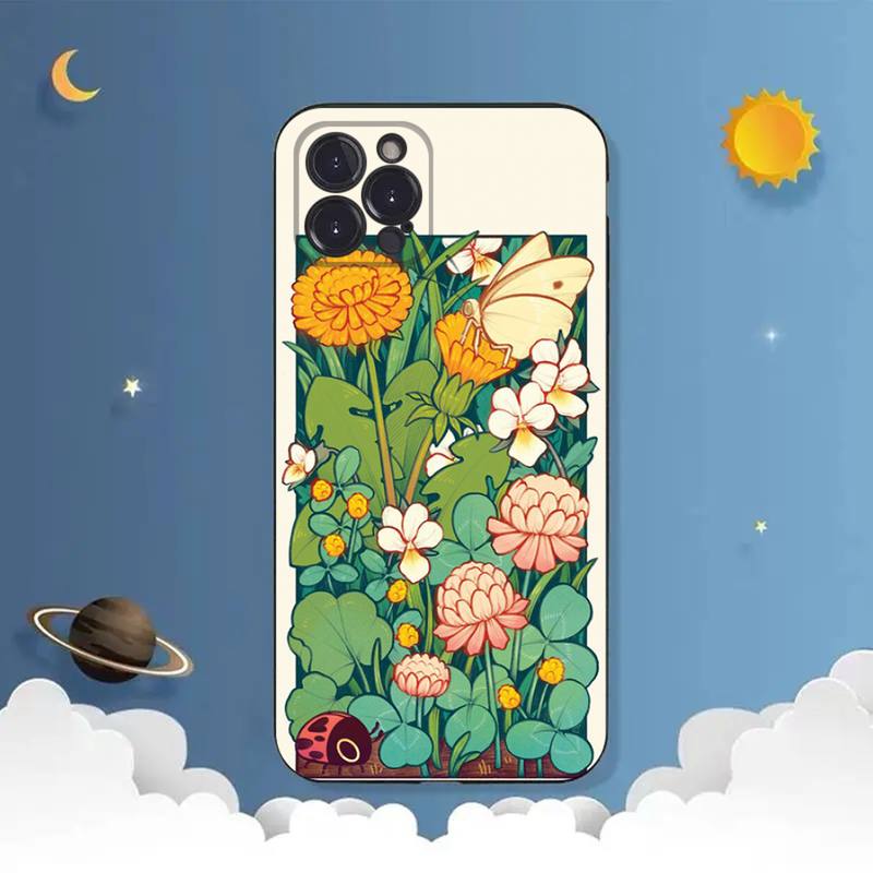 Plant And Flower Phone Case For iPhone Samsung Galaxy Redmi Xiaomi Oppo OnePlus Note S A 7 8 9 10 11 12 13 14 20 21 22 23 53 54 Pro Max Ultra TPU Soft