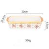 Rectangular Baking Tray Oven Kitchen Baking Tool Ceramic Roasting Lasagna Pan With Handle Baking Dish