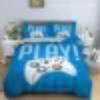 Copripiumino Fashion Gamer 2/3 Pezzi Set Biancheria da Letto Misura King Queen Singolo Bambini Ragazzi Ragazze Gioco Morbido 2/3 pezzi Copripiumino in Poliestere