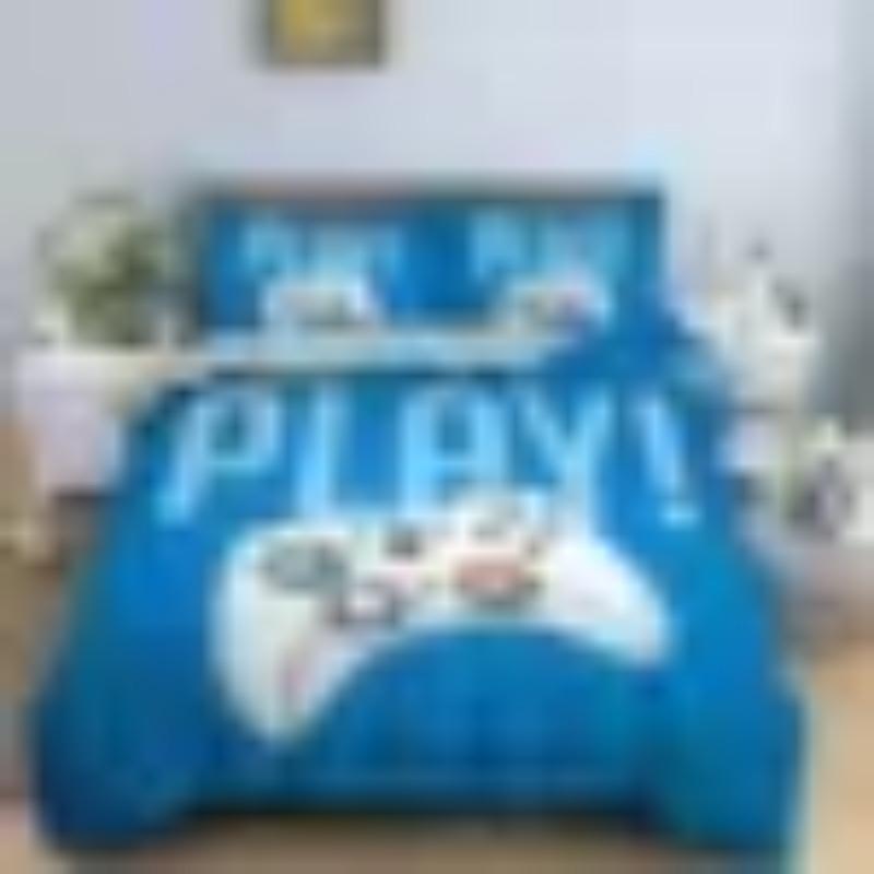 Copripiumino Fashion Gamer 2/3 Pezzi Set Biancheria da Letto Misura King Queen Singolo Bambini Ragazzi Ragazze Gioco Morbido 2/3 pezzi Copripiumino in Poliestere