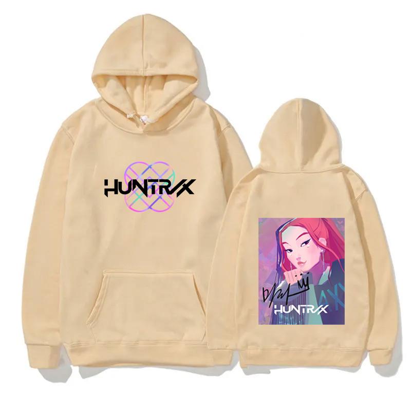 Jesienny Anime KPop Łowcy Demonów Bluza Harajuku Hip Hop Bluza z Kapturem Top Bluza UNISEX Litery Odzież Sportowa Moda Y2k Odzież