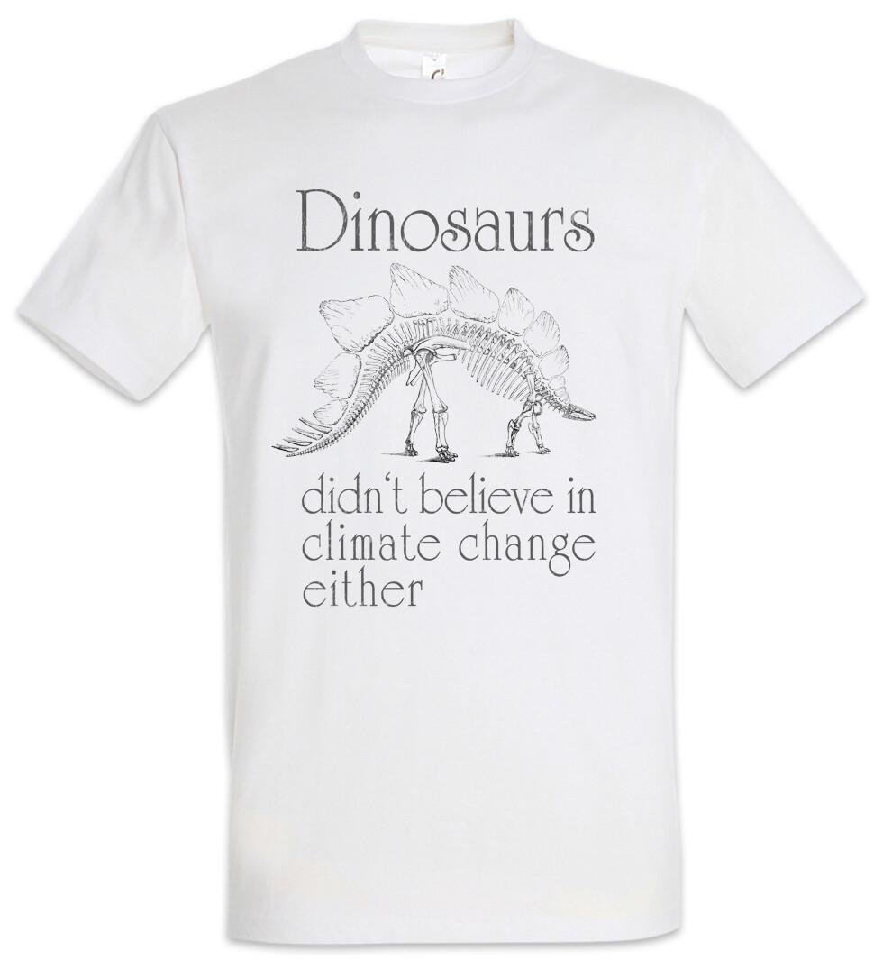 Dinosaurs Climate Change T-Shirt Mens Womens Tees Top Save The World Energy Global Warming Vegan Fun 2XL