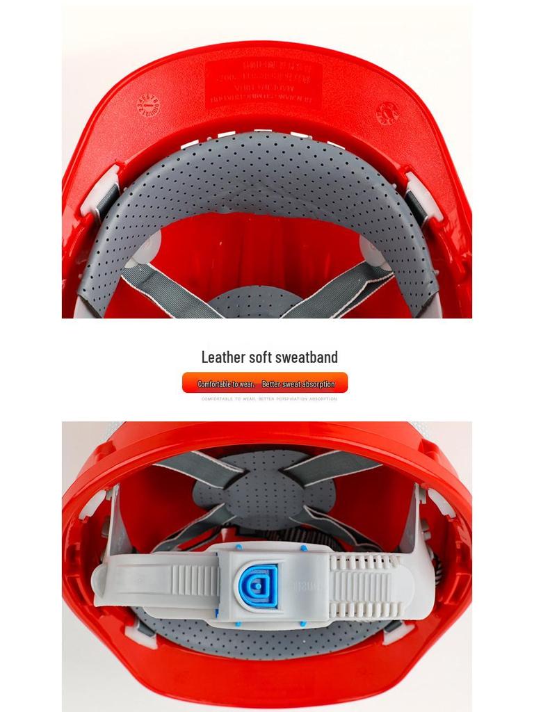 National Standard Thickened Breathable Anti-Smash ABS Safety Helmet Liner for Construction