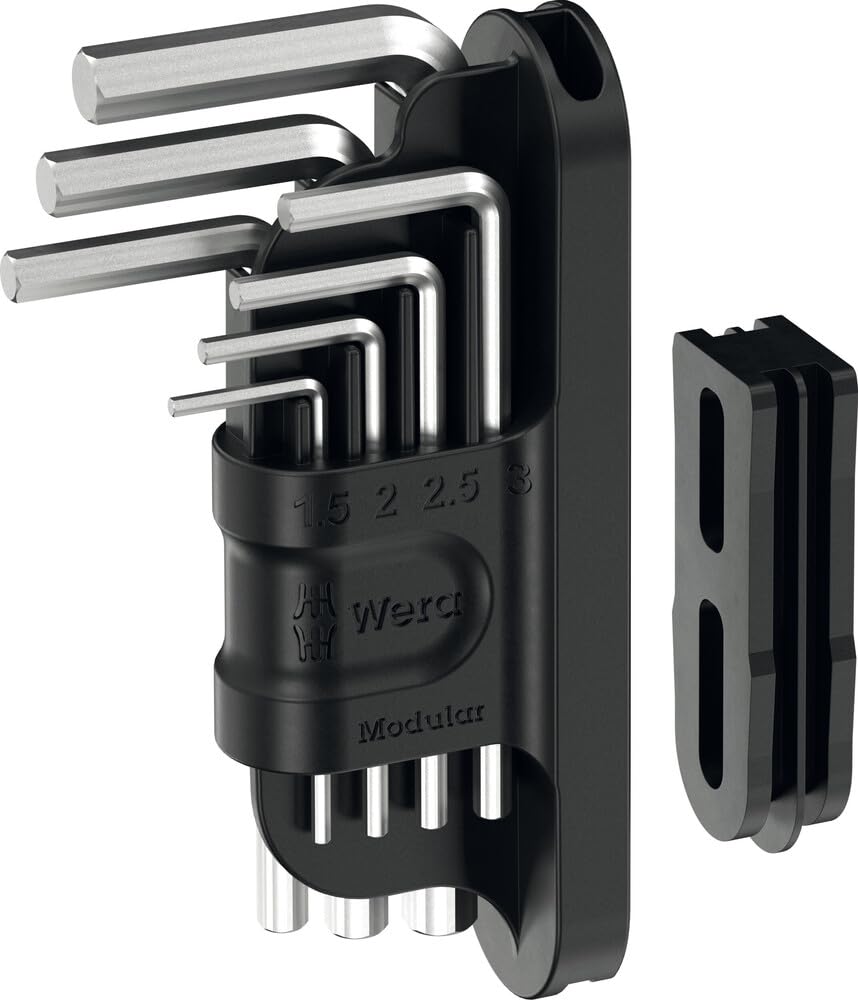 Wera 05049003001 Modular Key set Japanese Tool-Check L-shaped Hex-Plus 1, 7-piece [Official Import]