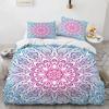 Bohemian Mandala King Queen Duvet Cover Boho Style Flower Bedding Set Adults Exotic Nordic Floral Polyester Quilt Cover