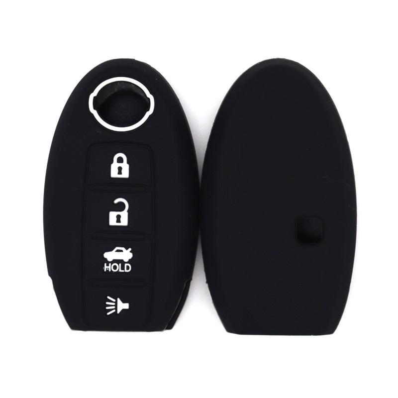 Suitable for Nissan Qashqai, Jinke Sylphy, Teana Sylphy smart 4-button silicone soft key bag