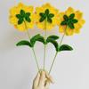 2Pcs Pipe Cleaner 35CM Artificial Flowers Home Decor Finished Flowers Handmade African Sunflower Bouquet Woven Flower
