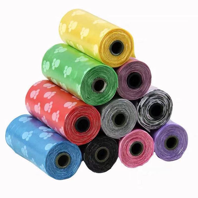 Abbaubare Dicke Hundekotbeutel - Flache Öffnung, Bedruckt, Zubehör zur Aufnahme von Haustierabfällen