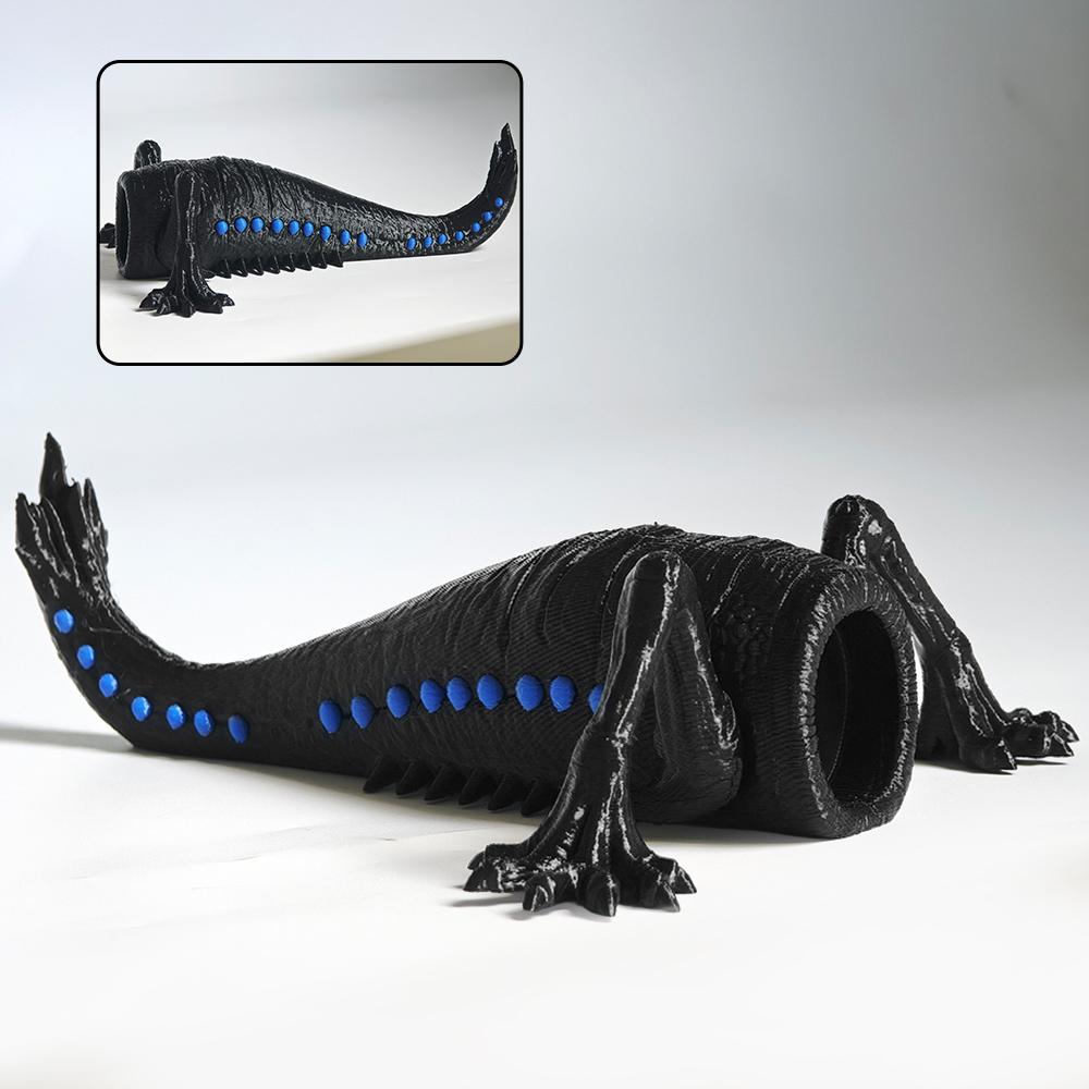 New 3d Printed Subnautic-a Flexible Articulated Fidget Model Leviathan Sea Eater Monster Bloop Sea Monster Figure EL Gran Maja