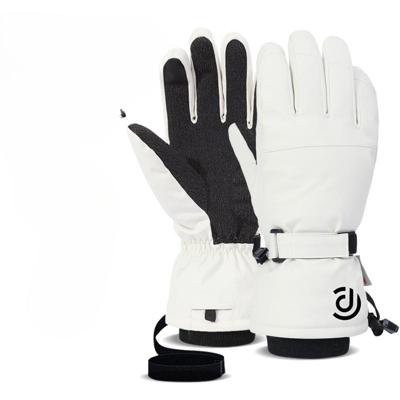 Winter Warm and Waterproof Ski Gloves for Men Thickened Waterproof for Outdoor Use  and Built In Wrist Guards for Women