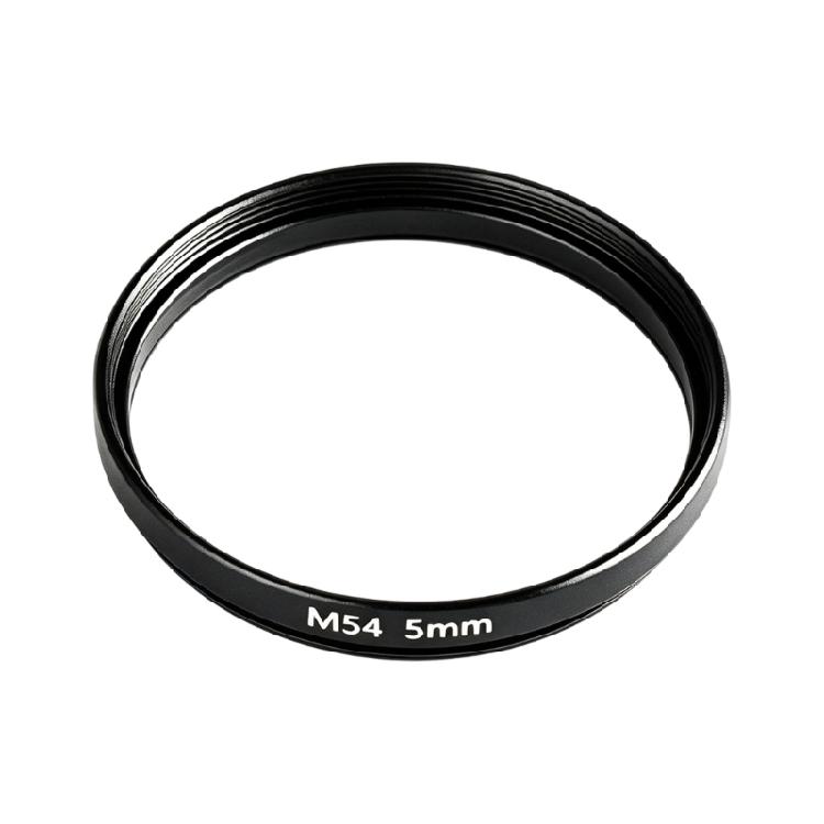 Threaded M54 X 0.75 Telescope Extension Tube, Black Aluminum Coupler for Imaging Distance Adjustment In Threaded Systems