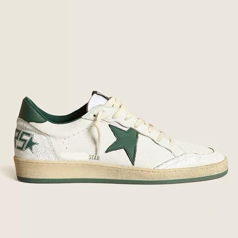 Leather Small Dirty Shoes Men's and Women's Star Shoes Dirty Shoes Casual Versatile Fashion Board Shoes White Shoes
