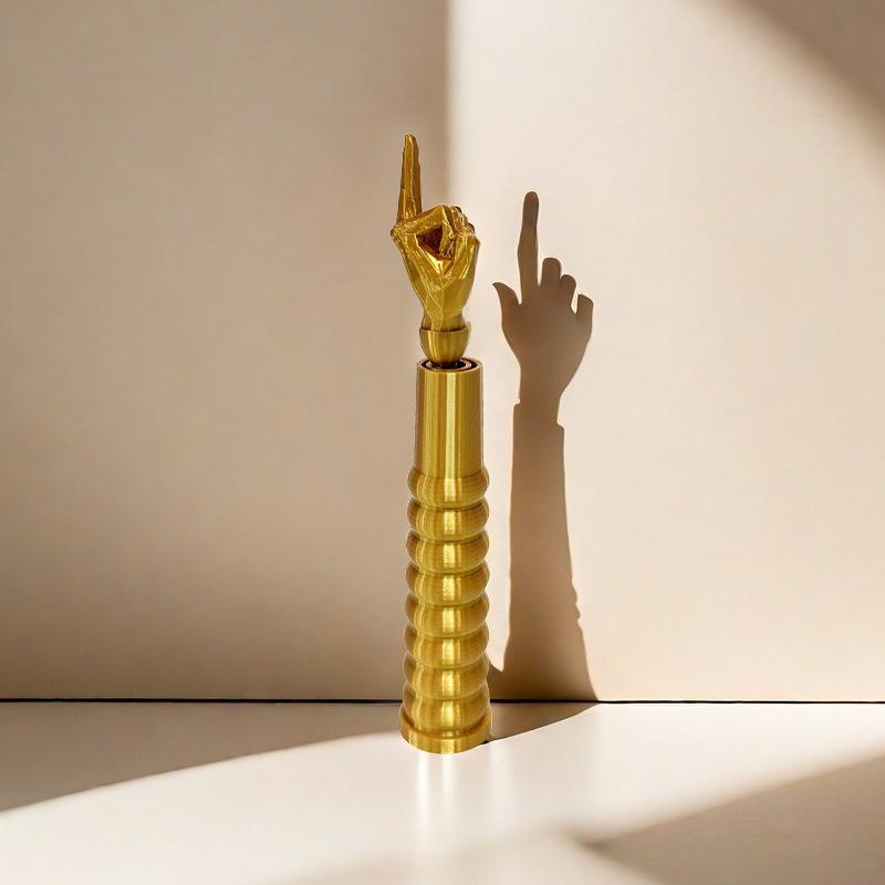 3D Printed Magic Wand Prank: Douyin-Style Telescopic Middle Finger Toy