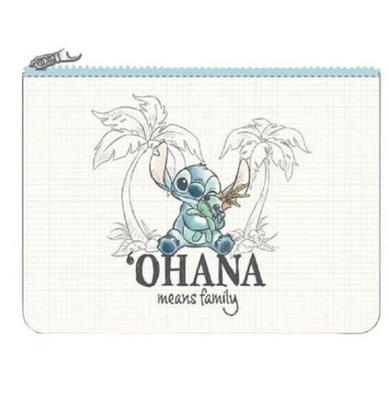 Marimo Craft Stitch Watercolor Series PVC Clear Stitch W220 X Pouch, & Scrump, Approx. H160mm, MDAN-109