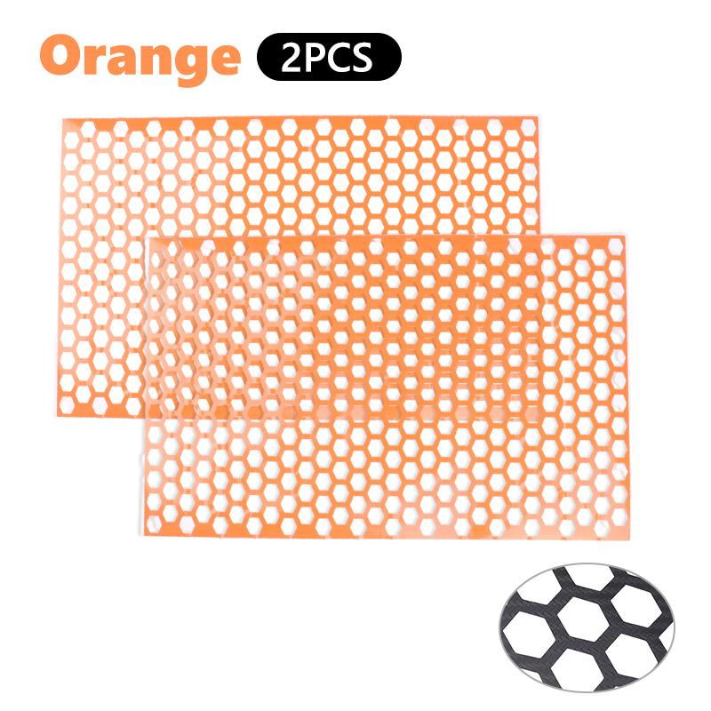 2Pcs Creative Trendy Taillight Stickers Car Rear Light DIY Decorative Sticker Universal Auto Honeycomb Sticker Decor Accessories