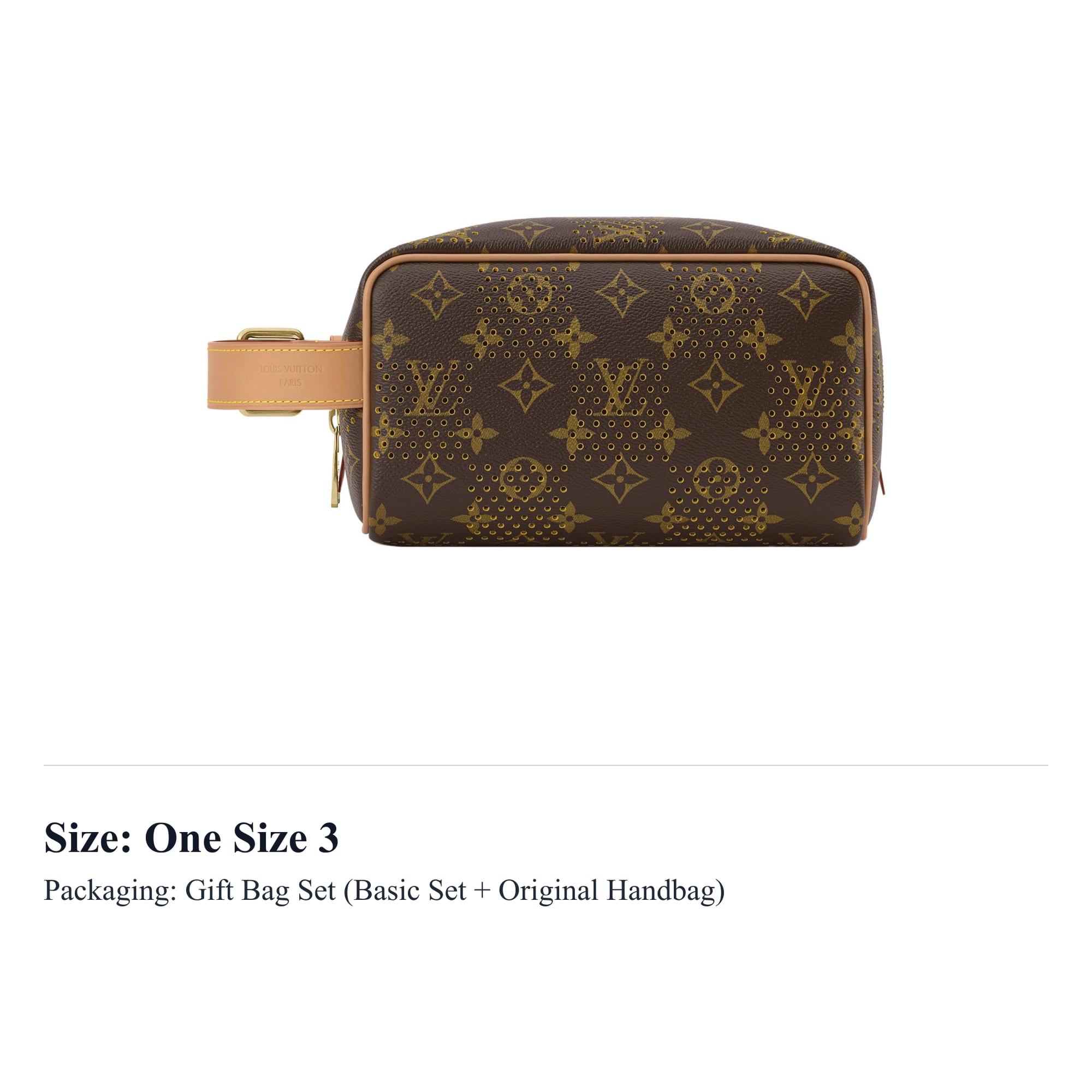 LOUIS VUITTON Monogram Perforated Coating Canvas