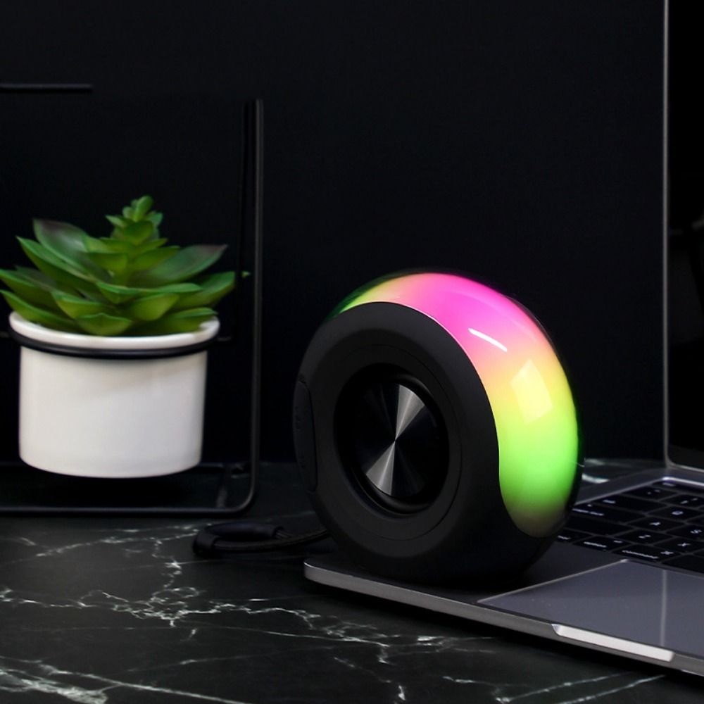 Magnetic Mini Bluetooth Speaker with RGB Lighting Portable Subwoofer Wireless Sound Box  Men Women