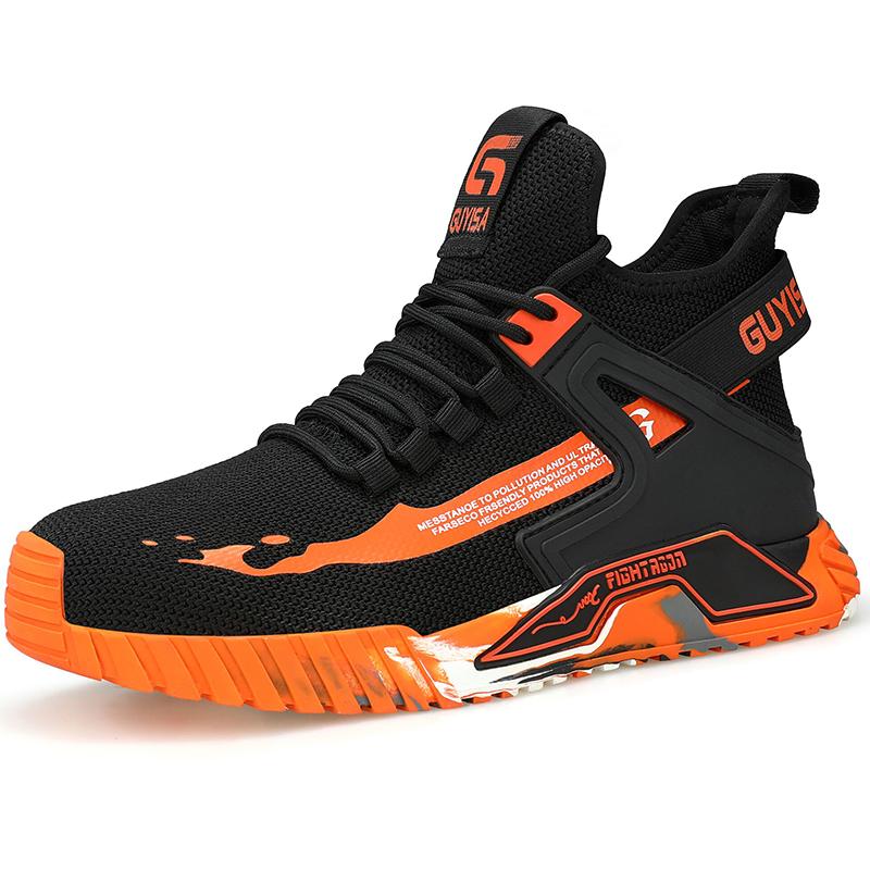 Stivali da Uomo Stivali da Lavoro di Sicurezza Anti-schiacciamento Anti-perforazione Scarpe da Ginnastica da Lavoro Scarpe di Sicurezza Uomo Donna Scarpe da Lavoro Stivali da Lavoro Indistruttibili