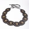 Y2K Rivet Waist Belt Korean Style PU Leather Belt Pants Punk Wide Waistband  Decorative Jeans