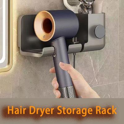 Haartrockner Halter Wand Trockner Wiege Glätteisen Ständer Haartrockner Organizer Box Wc Gebläse Halter Regal Bad Zubehör