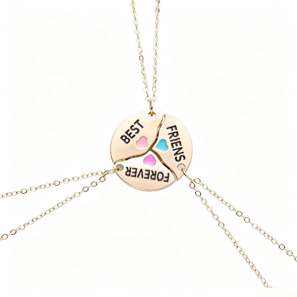 Best Friend Magnetic Necklace: Cute Back-to-School Gift & Birthday Pendant for Her
