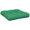 Pallet Cushion Green 50x50x12 cm Fabric