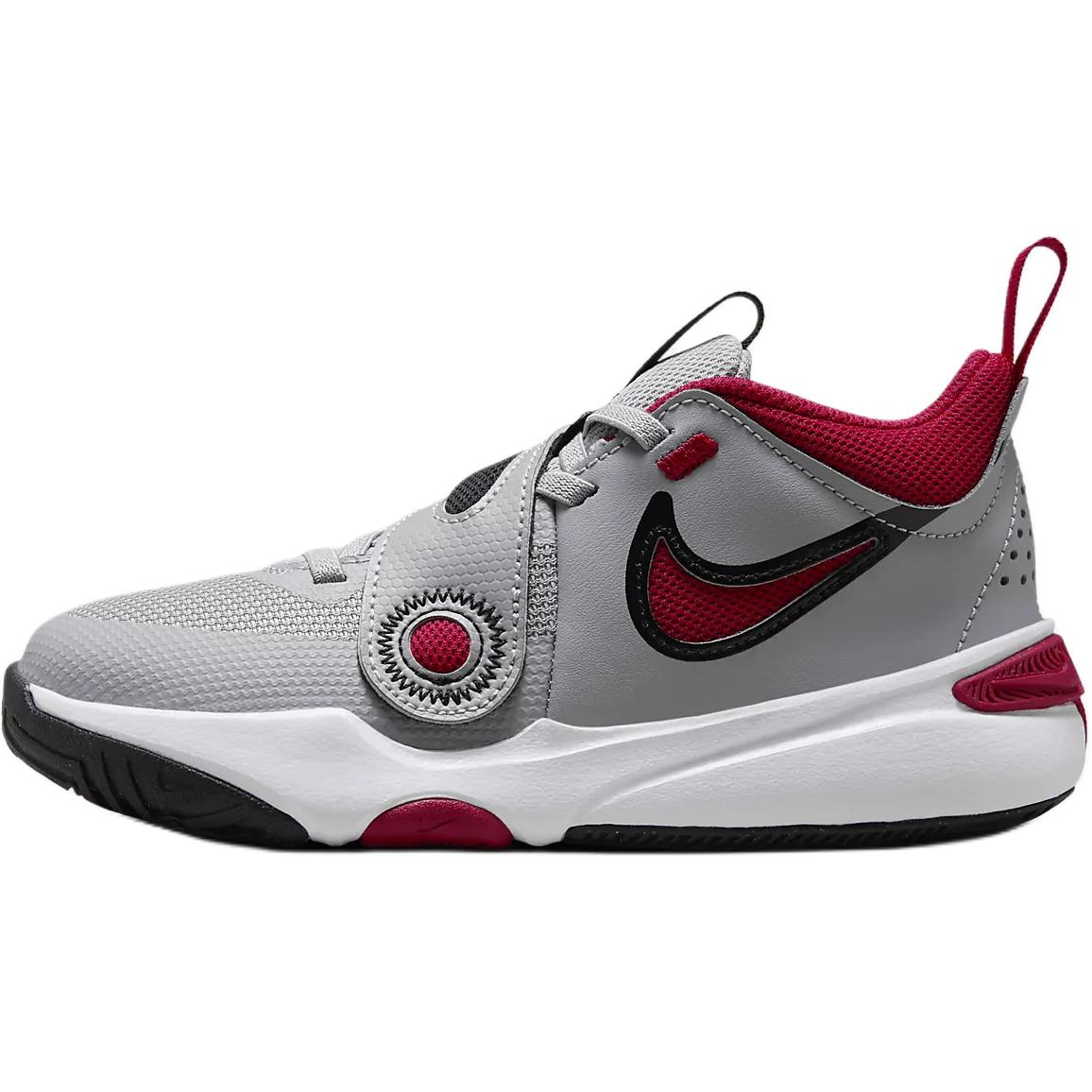 Nike Team Hustle D 11 PS Cement Grey Black White Gym Red DV8994-006 28