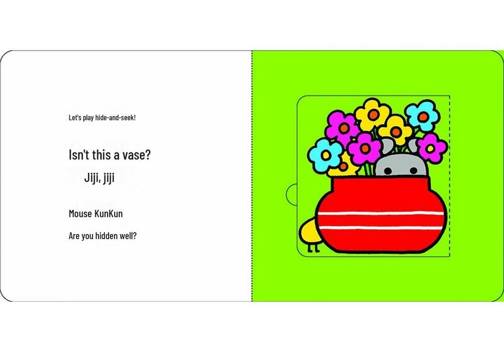 Little Mouse Kun Kun Interactive Dot-Reading Flip Books