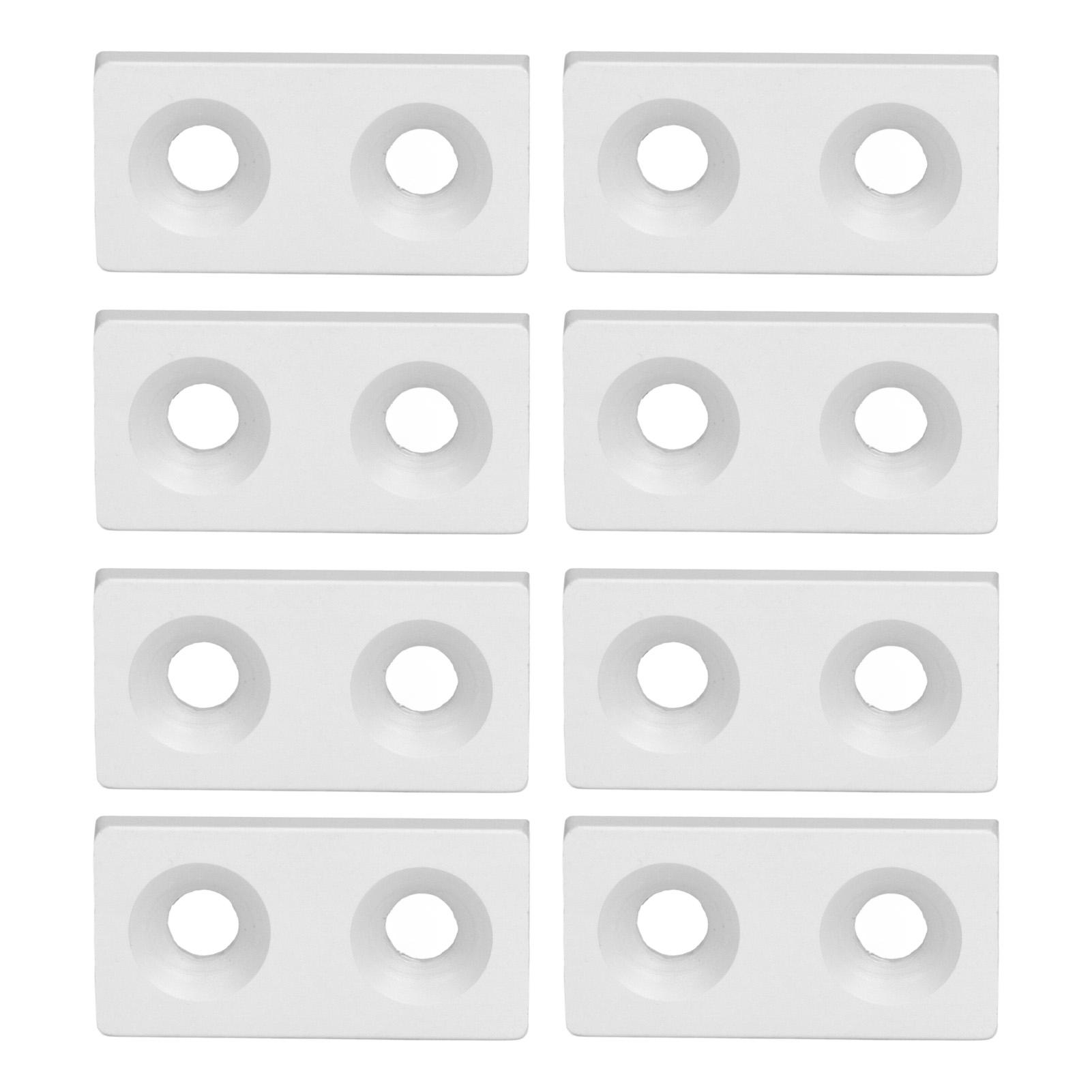 

10Pcs Aluminum Alloy End Cover Double Holes Cover Plate for s Frame CNC Machines