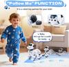 Children's Robot Dog RC Toy Interactive Robot Pet, Intelligent Robot Dog Programmable Song and Dance Design Birthday Gift for 4-8 Years Old