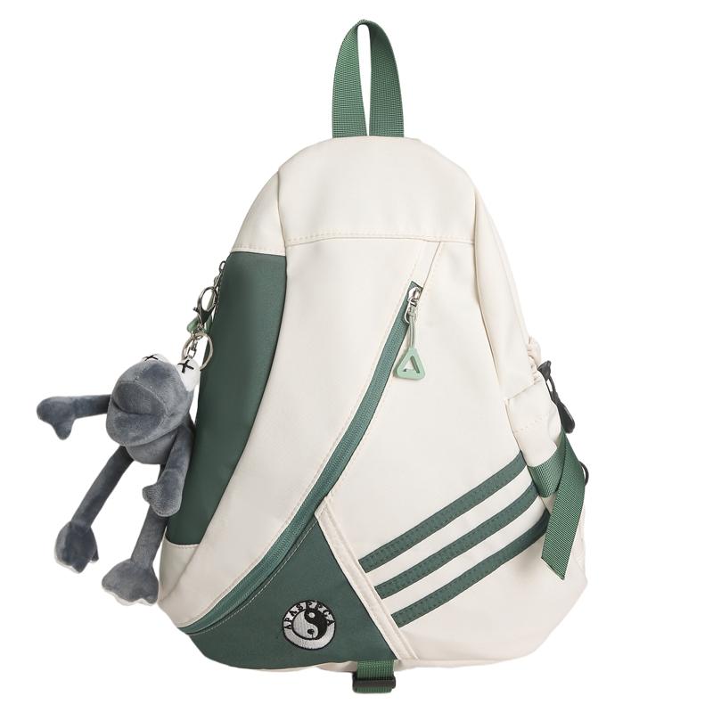 

Мужская сумка через плечо большой вместимости для студентов, любителей велоспорта, спортивная сумка через плечо зелёный