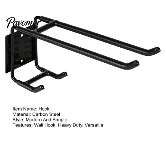 Garage Tool Organizer Rack U-Shaped Storage Utility Hook, Heavy Duty Carbon Steel Hanger, Wall Mount Racks Mounted Space Saving Holder for Extension