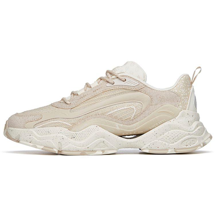Anta Millennium Textile, Synthetic Leather Cushioning Slip Resistant Abrasion Resistant Low Top Casual Shoes Women's 122228890-7