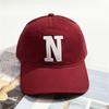 Internet-Promi-Hut Damen Retro Großes N-Stickerei Mode Vielseitige Baseballkappe Herren Ins Sonnenschutz Weiches Oberteil Kappe Trend