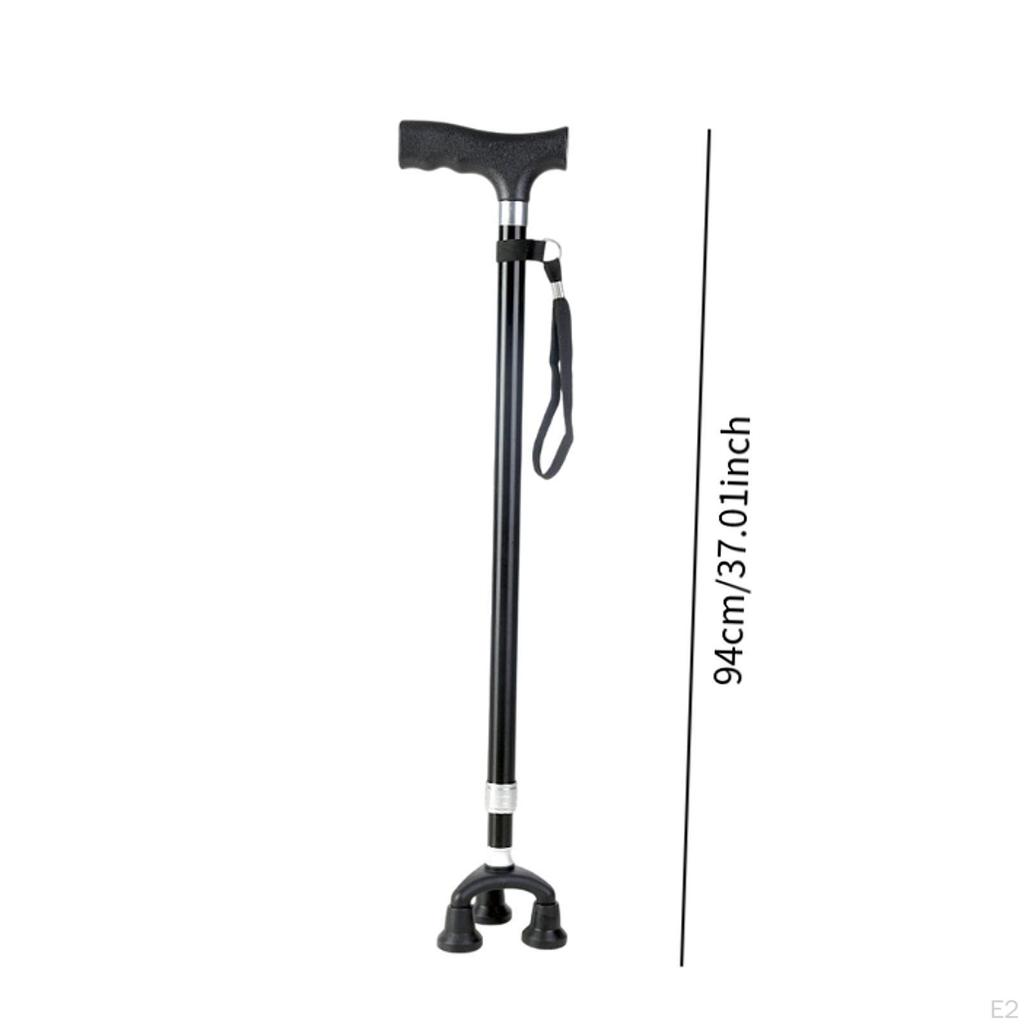 Starší hůl Nastavitelná výška Skládací berle pro starého muže Cestování Starší