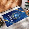 Tappeto in Velluto di Cristallo con Stampa Calcio Everton, Comodo Assorbente d'Acqua Antiscivolo Tappeto per Pavimenti Interni