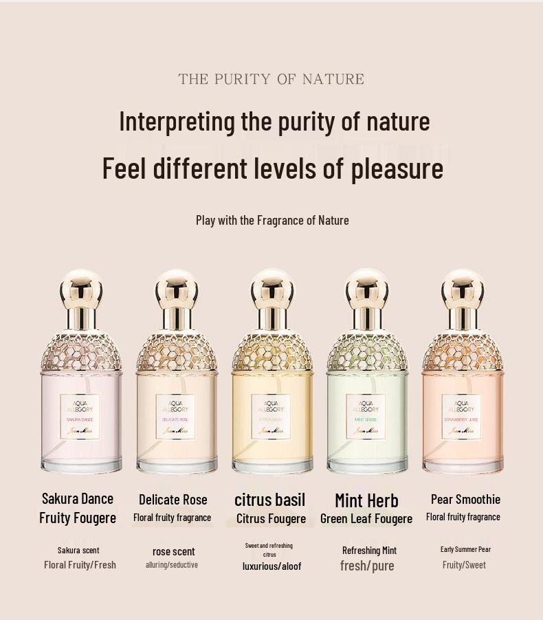 Summer Floral Temptation Perfume for Women - Long-Lasting, Light Scent, Popular with Students