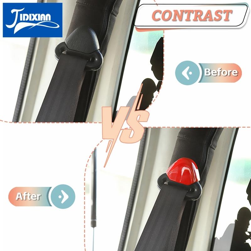 JIDIXIAN Red ABS Interior Decoration Trim Fit for Jeep Wrangler TJ 1997-2006 Car Instrument Panel Horn A/C Switch Accessories we1