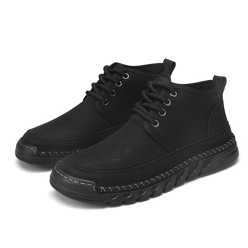 

Модная осенне-зимняя мужская повседневная обувь Классический комфортный стиль Повседневная офисная деловая вечеринка Уличная ходьба для взрослых Коричневая обувь 44 чёрный