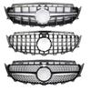 For Mercedes E-Class W213 2016-2020 Front Bumper Grille Gloss Black ABS Material Easy Installation Exterior Tuning Accessories