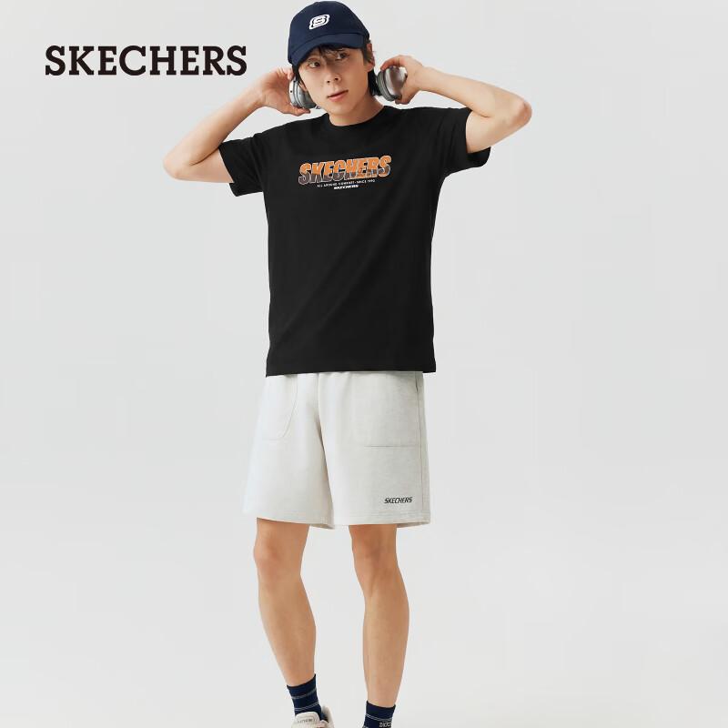 

Skechers Men s L126M023 Short Sleeve Cotton Knit T-shirt 2XL