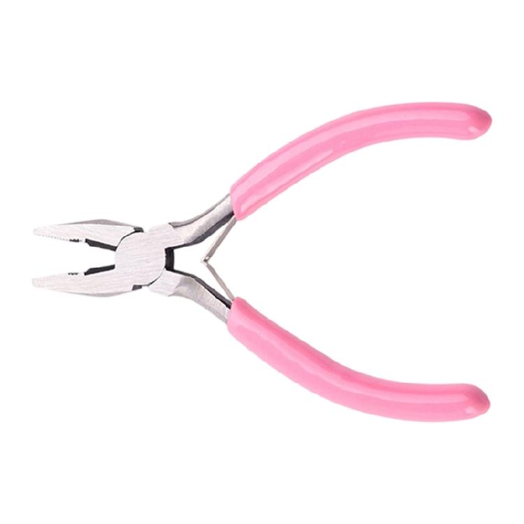 Ergonomic Pink Jewelry Pliers Build With High Strength Alloy Steel Seamlessly Design Fit for Long Lastinlyg Performances