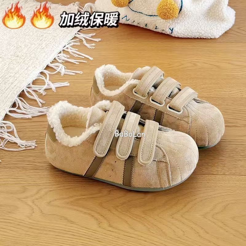 

Wasteland wind winter warm Birkenstock shoes 22 new thick-soled two cotton shoes German training shoes 35