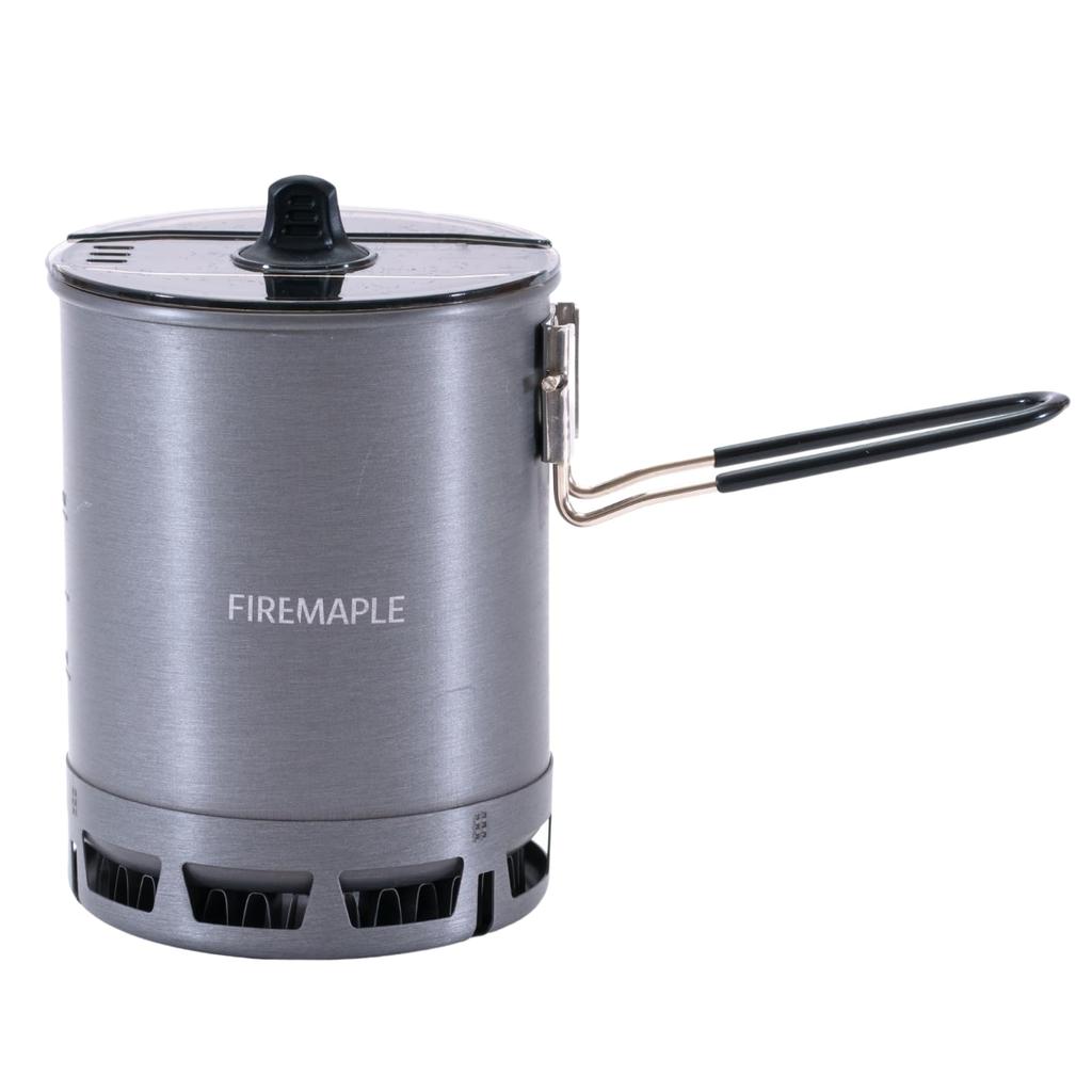 FIREMAPLE Petrel Ultralehký hrnec 600ml Petrel hrnec Lehký výměník tepla Venkovní vařič s víkem Denní stan na noční lezení Skladovací taška na nádobí