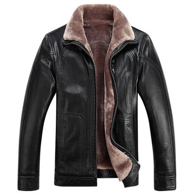 Cappotto da viaggio caldo da uomo casual slim fit Giacca invernale Abbigliamento da uomo Pelliccia in pelle di pecora Manica lunga Oversize