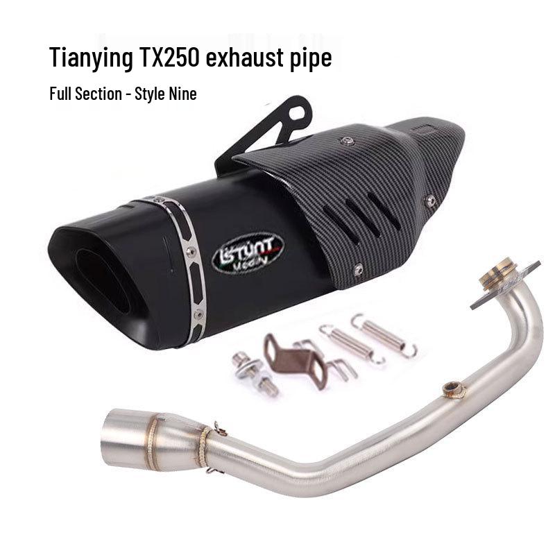 Skyhawk TX250 Exhaust Modification: Front & Full Section Muffler
