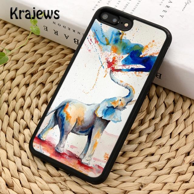 Colorful Retro Flower Elephant Phone Case Cover For iPhone 17 Air 16 15 14 plus 12 13 pro max coque Fundas
